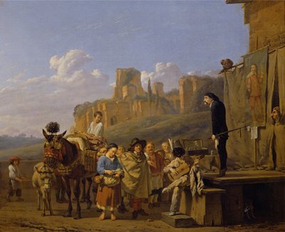 De Italiaanse Charlatans, 1657 door Karel Dujardin